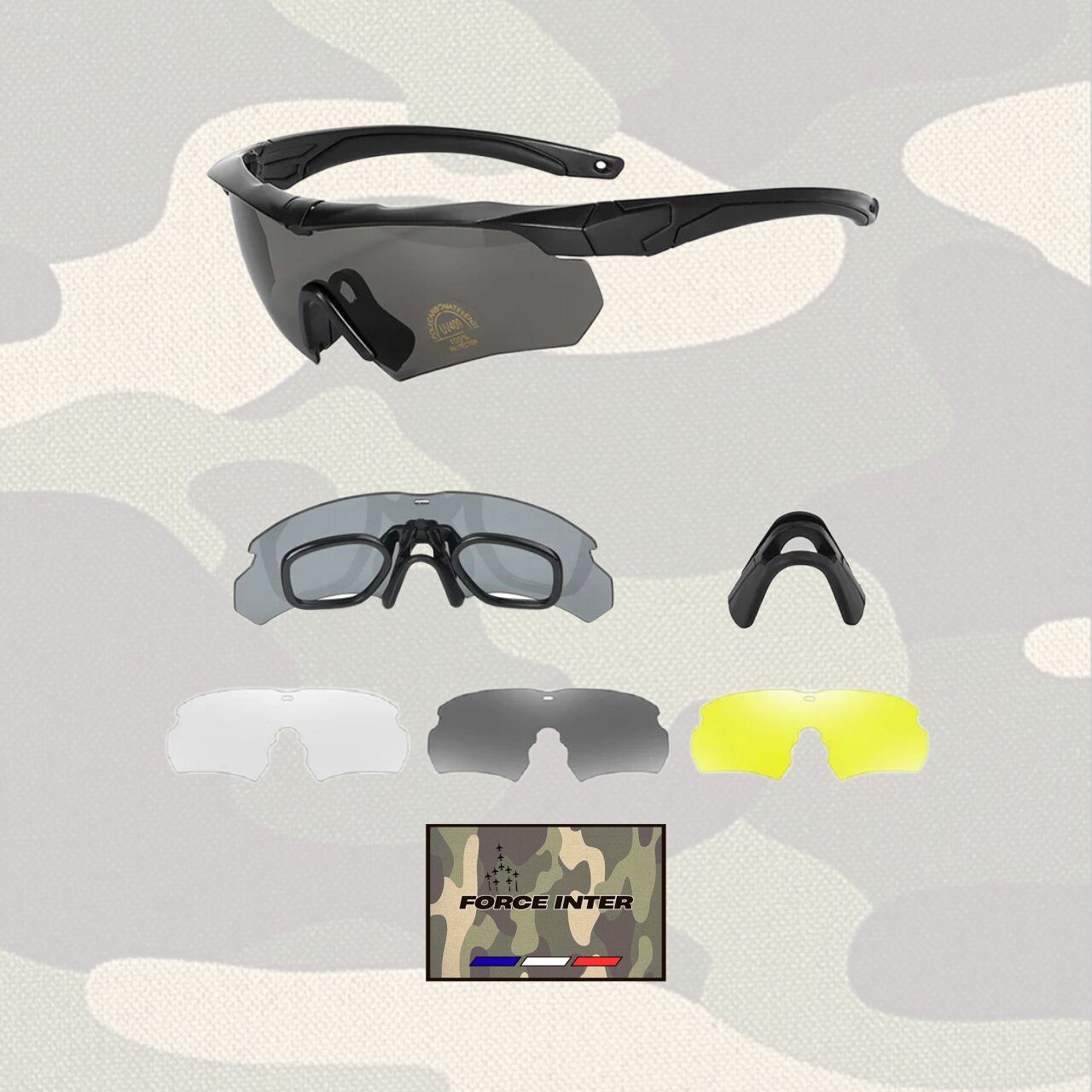 Lunettes de Tir - Interchangeables