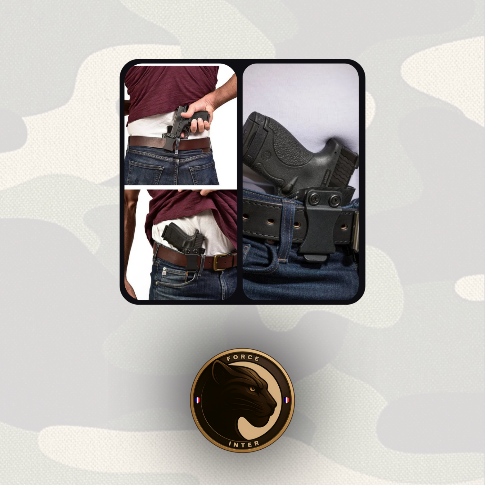 Étui Inside Kydex – Port Discret